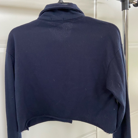 Garage Cropped Button Sweater- Size Medium - Picture 4 of 5